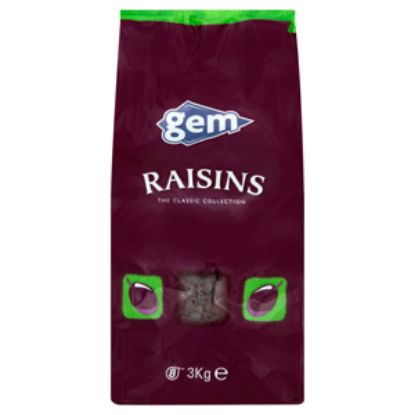 Picture of Gem Raisins 3kg x1